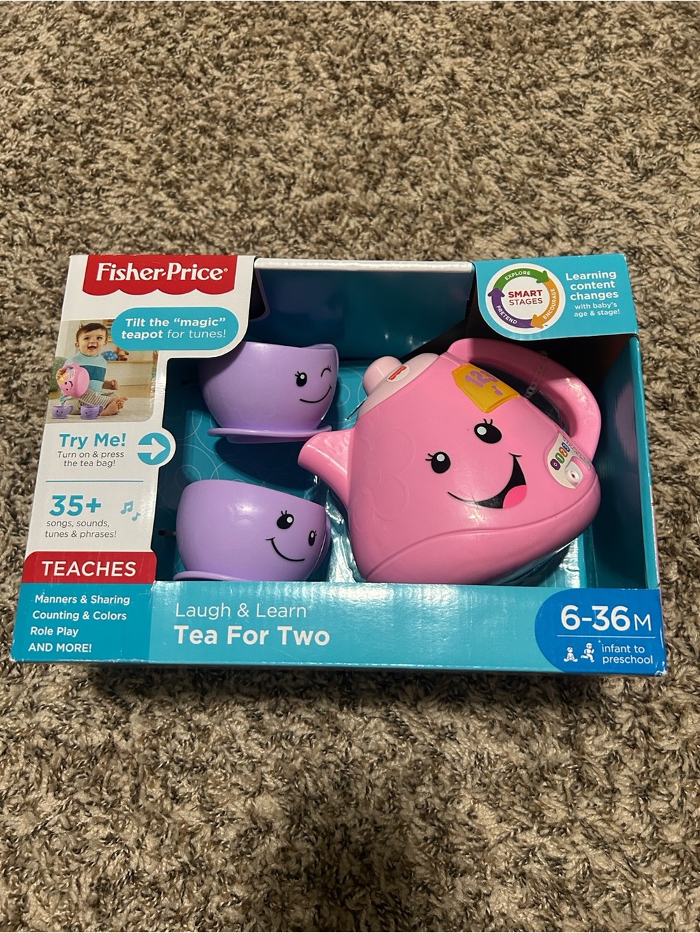 Fisher-Price Pink and Purple Laugh & Learn Tea for Two